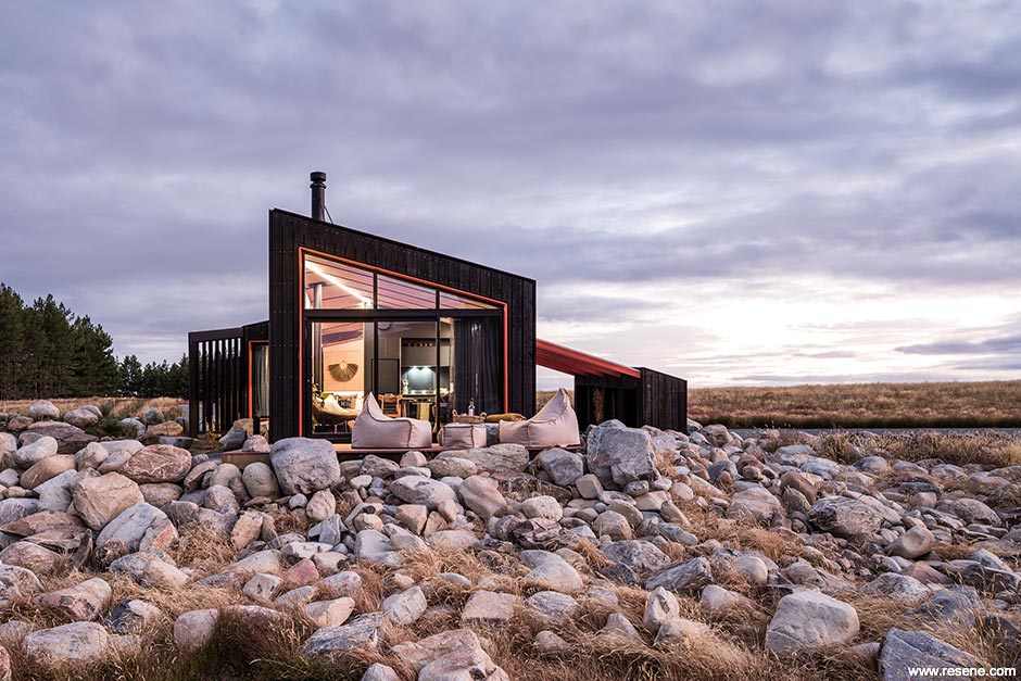 Skylark Cabin exterior - in natural setting