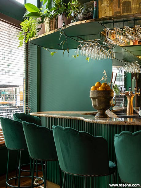 gin gin cocktail bar + eatery - bar area