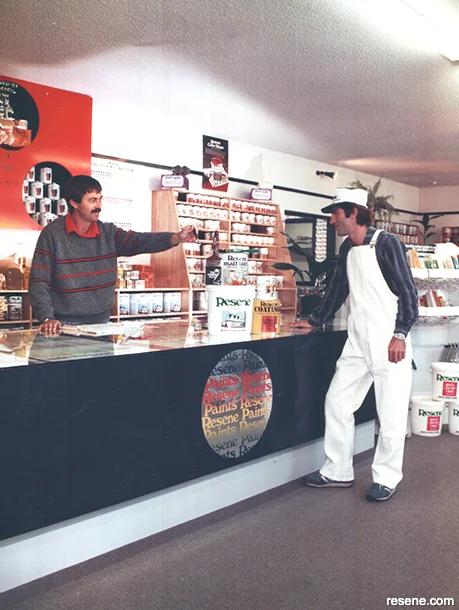 Historic Resene ColorShop interior