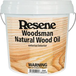 Resene Woodsman Natural Wood Oil product tin