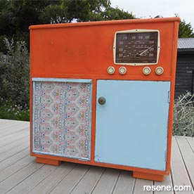 Retro storage cabinet