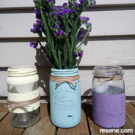 How to paint preserving jars