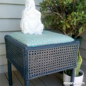 Paint a cane stool