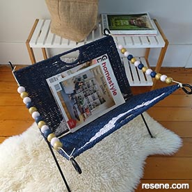 Transform a wicker basket 