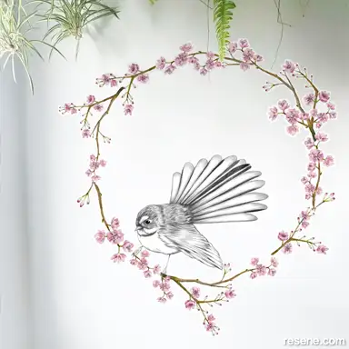 Fantail Wreath 