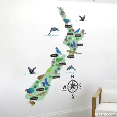 Native Map of NZ 