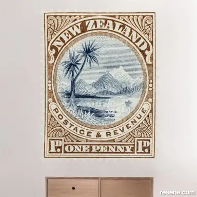 One Penny stamp 