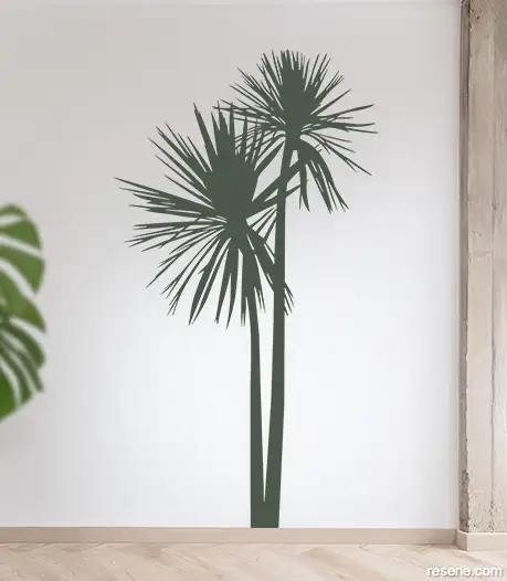 Back To Nature decal in Resene Forest Green