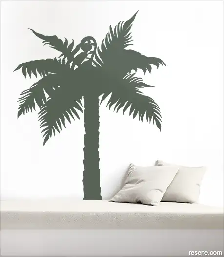 Into The Wild decal in Resene Forest Green
