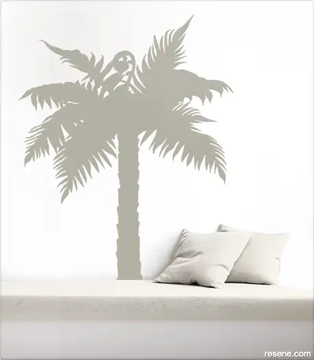 Into The Wild decal in Resene Lemon Grass