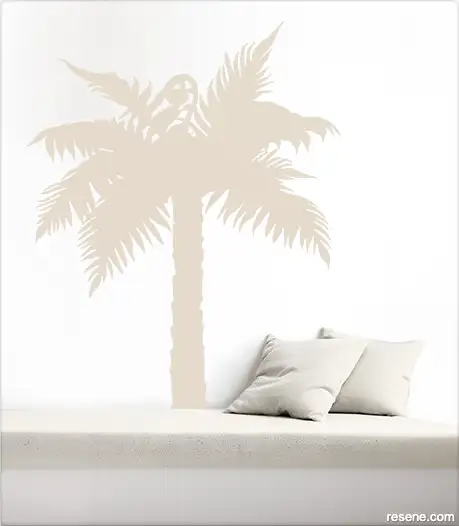 Into The Wild decal in Resene Spanish White