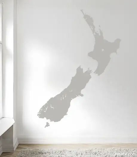 Coast To Coast decal in Resene Triple Sea Fog