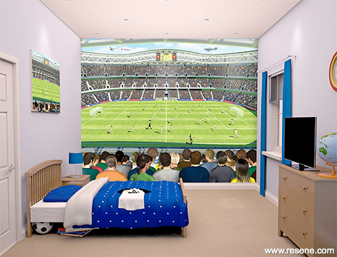 Football Crazy mural