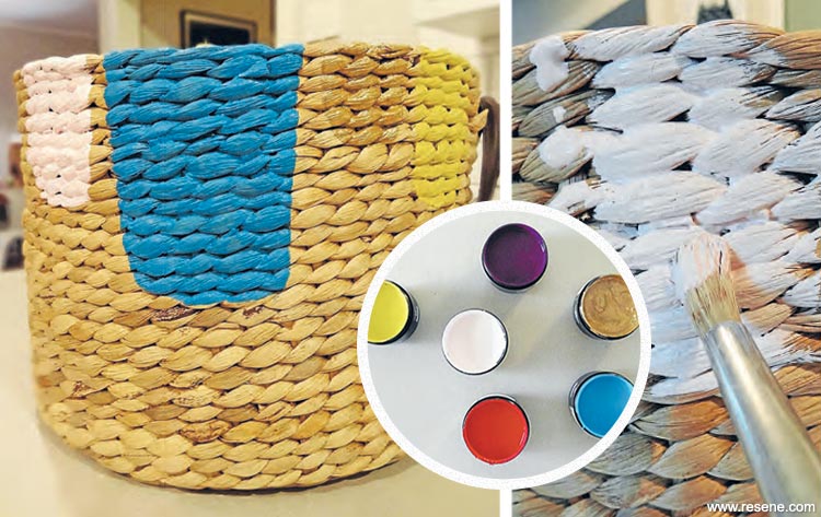 Paint a cane box