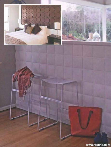 Use textured wall panels in your home