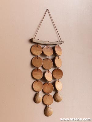 Textural earthy wall hanging