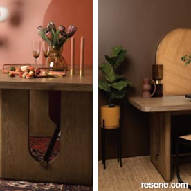 A dining room table - 2 looks