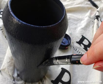 Step 2 paint vase