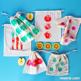 Paint a produce bag