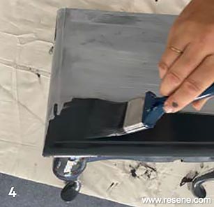 Seal and paint table