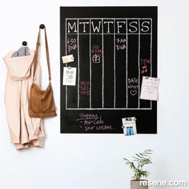 Magnetic chalk board