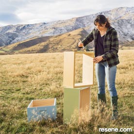 Paint a beehive