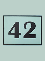 Paint a house number