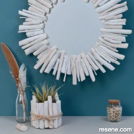 Make an beachy mirror