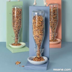 Make a birdfeeder for your garden