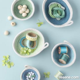 Make bowls to keep your trinkets in