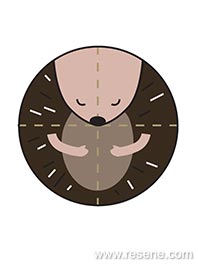 Christmas decoration -hedgehog