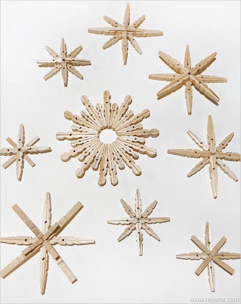 Pic A - making star patterns