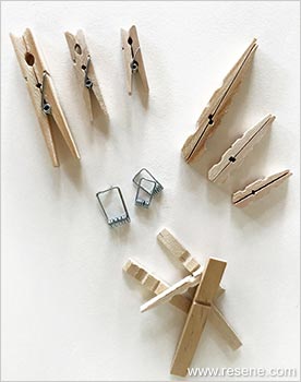 Pull the pegs apart