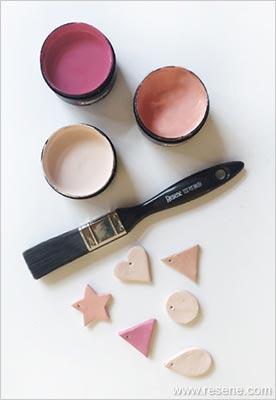 Make holes to hang ornaments