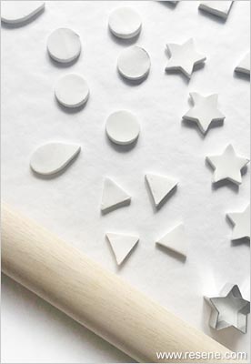 Roll out dough and make shapes