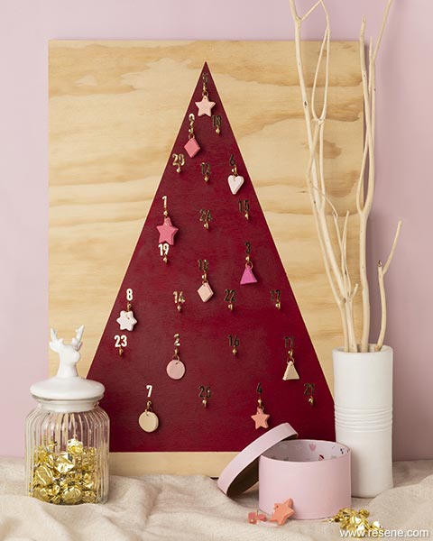 Make an christmas advent calendar