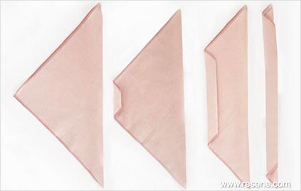Roll a napkin