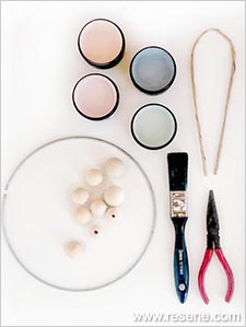 Tools and paint
