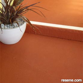 Terracotta paving