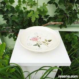 Make a bird bath