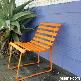 Repaint a concrete wall