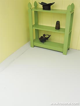 Painted patio
