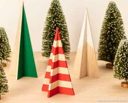 Make balsa wood trees