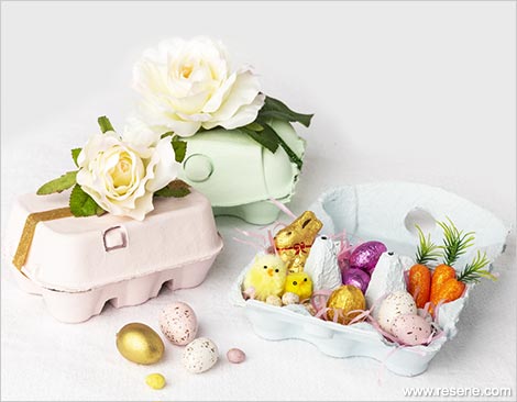 Upcycle egg cartons