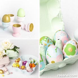 Hand painted Easter eggs