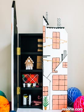 Christmas advent house