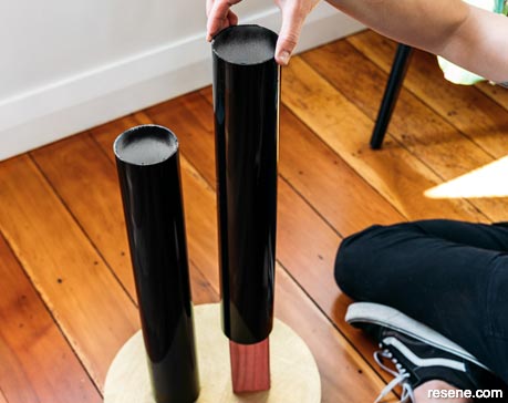 How to make a large christmas nutcracker - Step 4